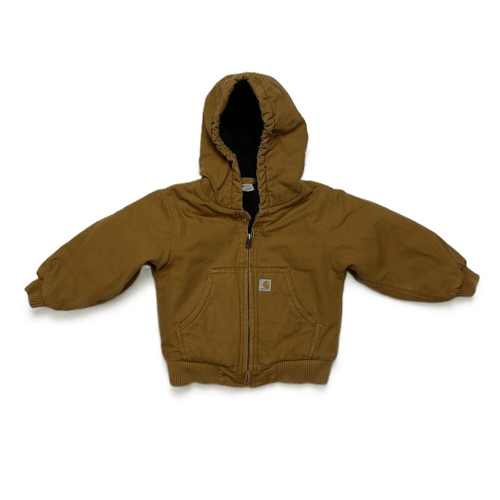 Carhartt Infant/Toddler Boys' Hooded Insulated Active Jacket, Size 2T